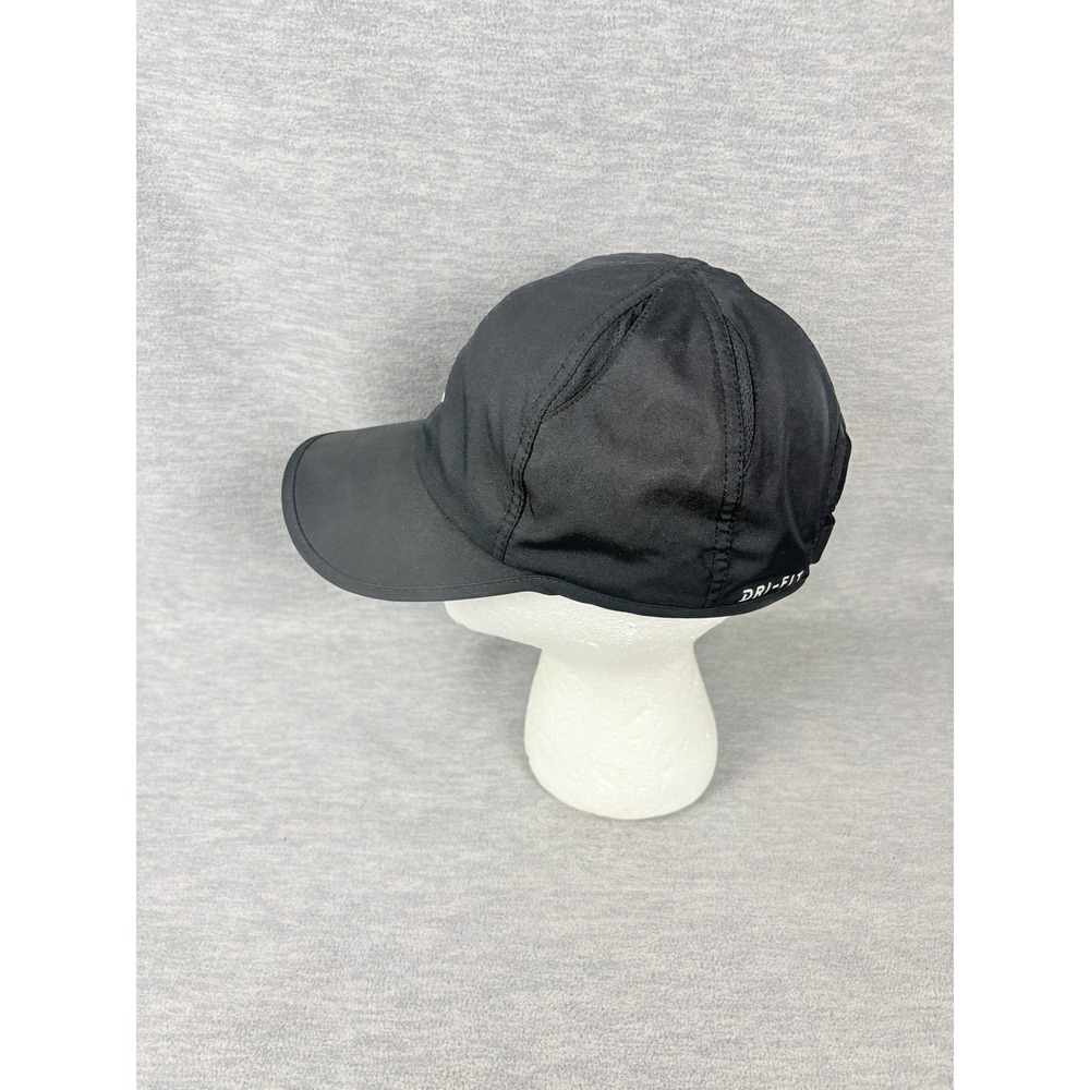 Nike Featherlight Dri-FIT Running Hat Mens Black Lightweight Swoosh - Picture 5 of 9